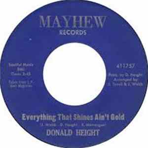 Donald Height - Everything That Shines Ain't Gold FLAC album
