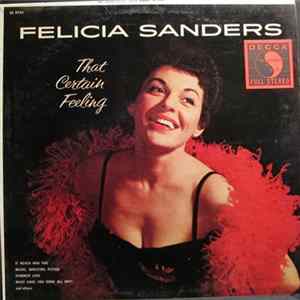 Felicia Sanders - That Certain Feeling FLAC album