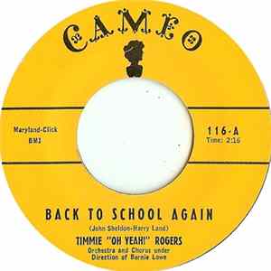 Timmie "Oh Yeah!" Rogers - Back To School Again FLAC album