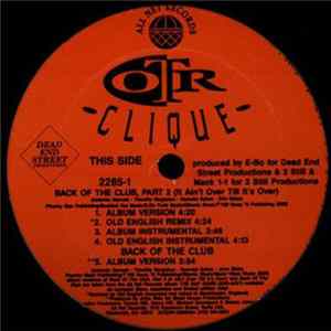 OTR Clique and Renaizzance - Back Of The Club Part 2 (It Ain't Over Till It's Over) / Slow Jam FLAC album
