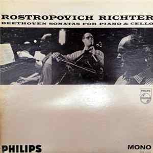 Mstislav Rostropovich, Sviatoslav Richter - Beethoven Sonatas For Piano & Cello FLAC album
