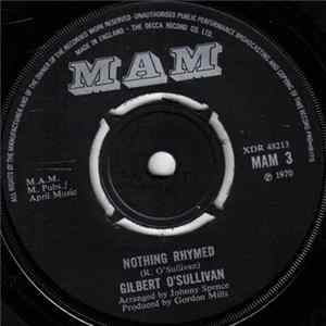 Gilbert O'Sullivan - Nothing Rhymed FLAC album