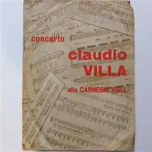 Claudio Villa - Concerto Alla Carnegie Hall FLAC album