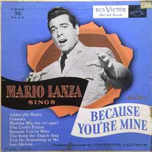 Mario Lanza - Selections From "Because You're Mine" FLAC album