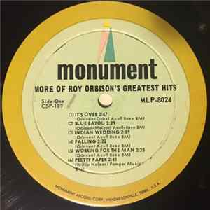 Roy Orbison - More Of Roy Orbison's Greatest Hits FLAC album