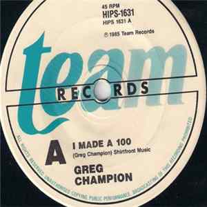 Greg Champion - I Made A 100 FLAC album