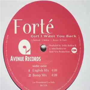 Forté - Girl I Want You Back FLAC album