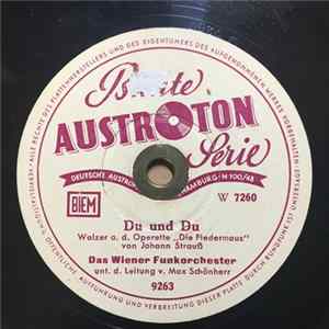 Das Wiener Funkorchester - Du und Du / Morgenblätter FLAC album