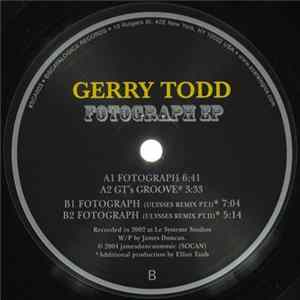 Gerry Todd - Fotograph EP FLAC album