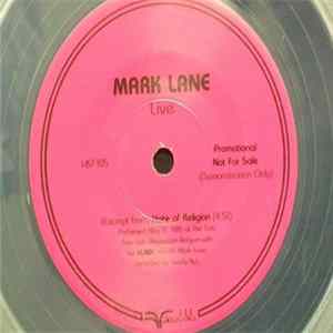 Mark Lane - Live FLAC album