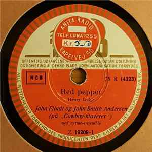John Flindt , and John Smith Andersen - Red Pepper / Saturday Rag FLAC album