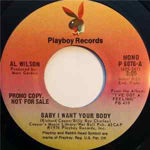 Al Wilson - Baby I Want Your Body FLAC album