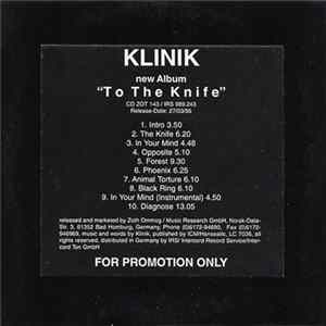 Klinik - To The Knife FLAC album