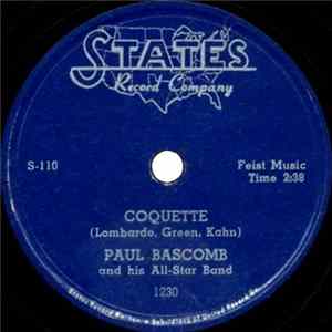 Paul Bascomb And His All-Star Band - Coquette / Got Cool Too Soon FLAC album