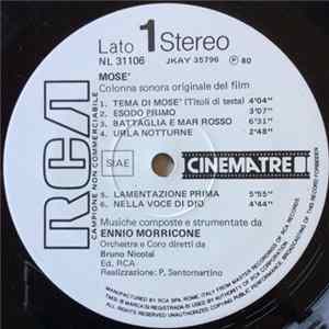Ennio Morricone - Mose' (Colonna Sonora Originale Del Film) FLAC album