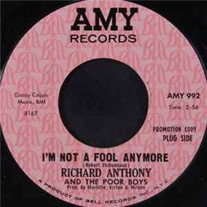 Richard Anthony And The Poor Boys - I'm Not A Fool Anymore / No One Can Take Your Place FLAC album