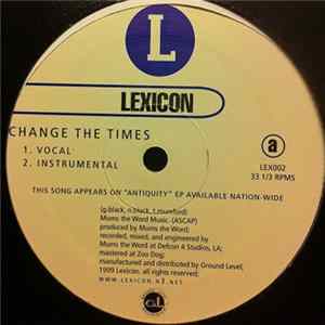 Lexicon - Change The Times / Keep On Movin' FLAC album