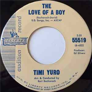 Timi Yuro - The Love Of A Boy / I Aint Gonna Cry No More FLAC album