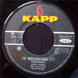 Jack Jones - I'm Indestructable / Afterthoughts FLAC album