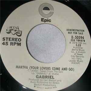 Gabriel - Martha (Your Lovers Come And Go) FLAC album