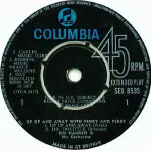 Pinky & Perky With Sid Hadden & His Orchestra - Up Up And Away FLAC album