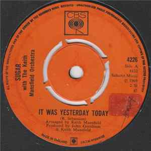 Sugar With The Keith Mansfield Orchestra - It Was Yesterday Today FLAC album
