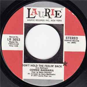 Connie Barbaria - ”Don’t Hold The Feelin’ Back / Love Is Beautiful But Sad” FLAC album