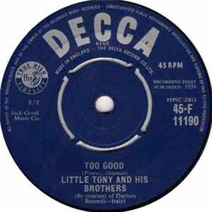 Little Tony And His Brothers - Too Good FLAC album