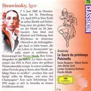 Igor Strawinsky - Classikon 75: Strawinsky: Le Sacre Du Printemps / Pulcinella FLAC album
