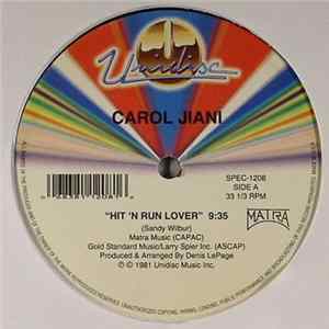 Carol Jiani - Hit 'N Run Lover / Mercy (Remix) FLAC album