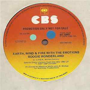 Earth, Wind & Fire With The Emotions - Boogie Wonderland FLAC album