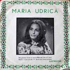 Maria Udrică - Mă Gîndesc Ionel La Tine FLAC album