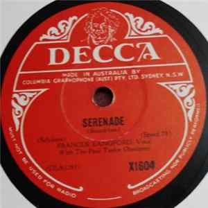 Frances Langford With The Paul Taylor Choristers - Serenade / The Last Rose Of Summer FLAC album