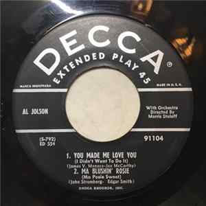 Al Jolson - Songs He Made Famous Vol.1, Part 2 FLAC album