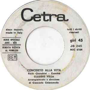 Claudio Villa - Concerto Alla Vita / Quando Siamo Vicini FLAC album