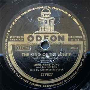 Louis Armstrong & His Hot Five - The King Of The Zulu's / Lonesome Blues FLAC album