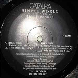 The Pleasure - Simple World FLAC album