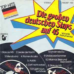 Die großen deutschen Stars auf 45 - Die Großen Deutschen Stars Auf 45 FLAC album