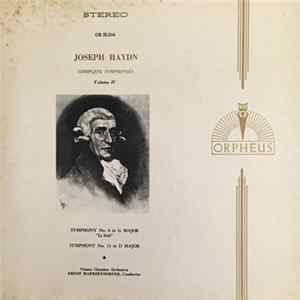 Joseph Haydn, Wiener Kammerorchester, Ernst Märzendorfer - Complete Symphonies Volume IV FLAC album