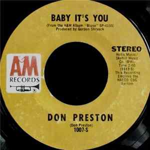 Don Preston - Baby It's You FLAC album
