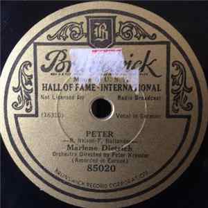 Marlene Dietrich - Peter / Jonny FLAC album