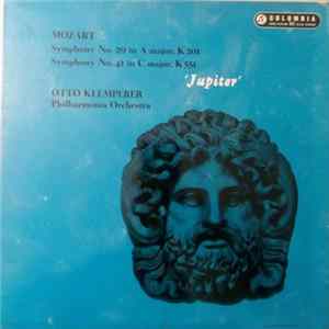 Mozart - Otto Klemperer Conducting The Philharmonia Orchestra - Symphony No. 29 In A Major, K.201 / Symphony No. 41 In C Major, K. 551 ("Jupiter") FLAC album