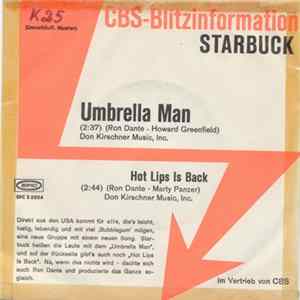 Starbuck - Umbrella Man --- Hot Lips Is Back Musterplatte - Withe Label FLAC album