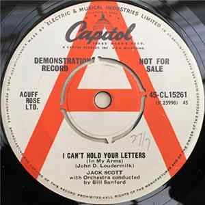 Jack Scott - I Can't Hold Your Letters (In My Arms) FLAC album