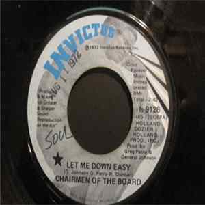 Chairmen Of The Board - Let Me Down Easy FLAC album