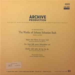Thomanerchor Leipzig, Günther Ramin - J.S. Bach: Motets "Singet Dem Herrn", "Der Geist Hilft", "Furchte Dich Nicht" FLAC album