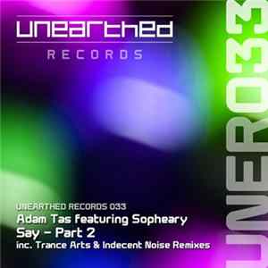 Adam Tas Featuring Sopheary - Say (Part 2) FLAC album