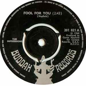 The Impressions - Fool For You / I'm Loving Nothing FLAC album
