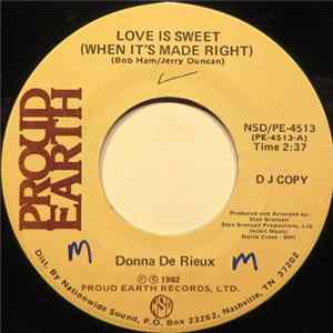 Donna De Rieux - Love Is Sweet (When It's Made Right) FLAC album