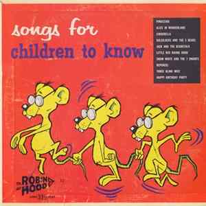 Unknown Artist - Songs For Children To Know FLAC album